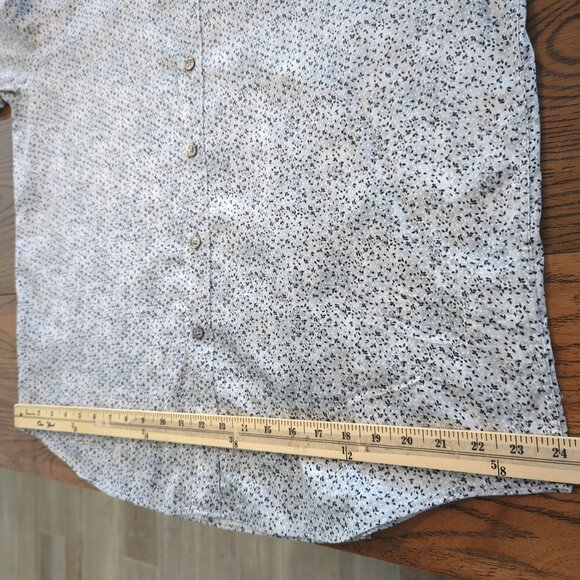 Bugatchi Gray Men's Shirt Sz L Button-Up Classic Fit Comfort Stretch‎ Career - Picture 12 of 16